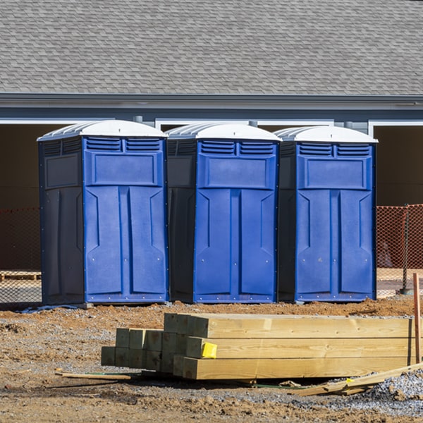 what is the expected delivery and pickup timeframe for the portable restrooms in Odessa Michigan